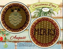 Christmas Dots - August Cross Stitch Paper Pattern By Jeannette Douglas