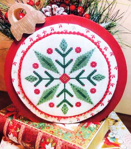Holly Snowflake Cross Stitch Pattern By Textilly Crafts