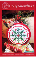 Holly Snowflake Cross Stitch Pattern By Textilly Crafts