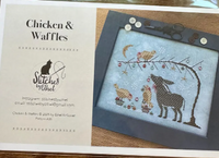 Chicken & Waffles Cross Stitch Pattern By Stitches By Ethel