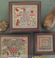 Of Many Lives Cross Stitch Pattern By The Blue Flower