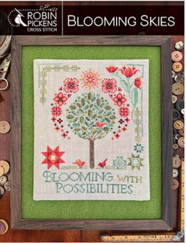 Blooming Skies Cross Stitch Pattern By Robin Pickens Inc.
