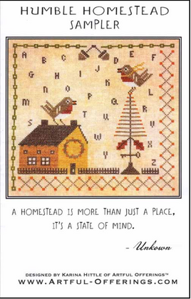 Humble Homestead Cross Stitch Pattern By Artful Offerings