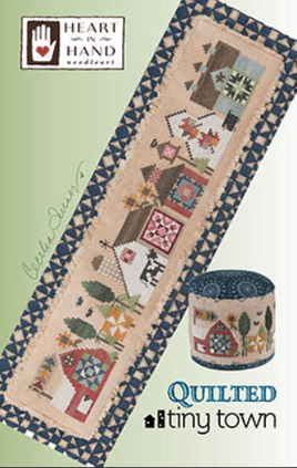 Quilted Tiny Town Cross Stitch Paper Pattern By Heart In Hand