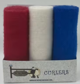 Wool Curlers 4in X 16in Freedom 3 Piece Hand Dyed Felted Wool By In The Patch Designs