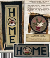 Welcome Home Wall Hanging Wool Applique Pattern By Buttermilk Basin