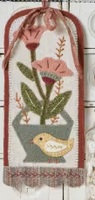 Sweet and Simple April # BMB3076 Wool Applique Pattern By Buttermilk Basin