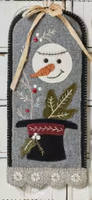 Sweet and Simple January # BMB3079 Wool Applique Pattern By Buttermilk Basin