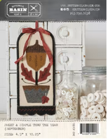 Sweet and Simple September # BMB3086 Wool Applique Pattern By Buttermilk Basin