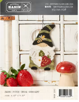 Berry Patch Gnome Ornament # BMB3325 Wool Applique Pattern By Buttermilk Basin
