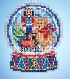 Toy Shop Snow Globe Mill Hill Charmed Ornament Kit