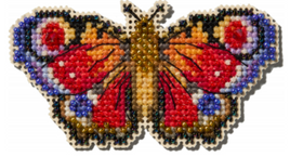 Peacock Butterfly Mill Hill MH18-2512 Spring Bouquet Series Counted Glass Bead Kit