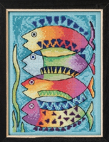 Peces Mill Hill / Laurel Burch Counted Cross Stitch Kit