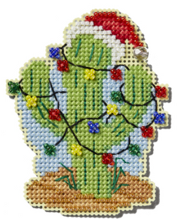 Christmas Cactus Ornament Mill Hill MH18-2435 Winter Holiday Collection