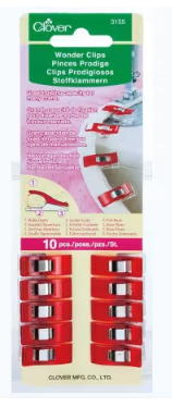 10 ct. Package Clover Wonder Clips