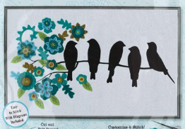 Zenbroidery "Birds" Felt Embroidery Appliquie Kit