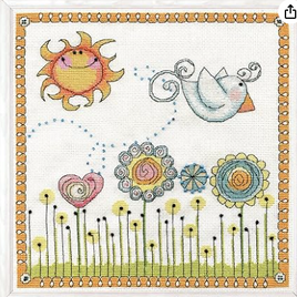 Fly Away Cross Stitch Kit By Design Works