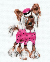 Crested Fashionista Counted Cross Stitch Kit By RIOLIS