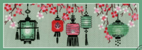Lanterns Counted Cross Stitch Kit by RIOLIS
