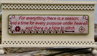 A Time to Stitch Cross Stitch Pattern By Sambrie Stitches Nashville Needlework Market 2026