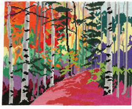 Birch Guardians Cross Stitch Leaflet / Pattern By Imaginating