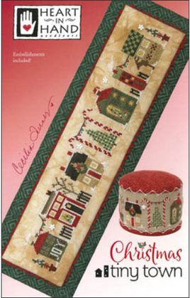 Christmas Tiny Town Cross Stitch Pattern W/ Embellishment by Heart In Hand