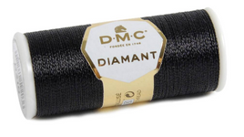 D310 Black DMC Diamant Metallic Thread