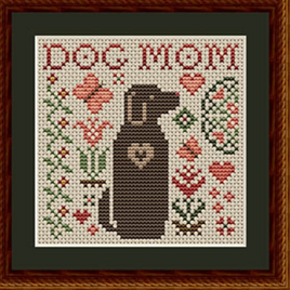 Dog Mom Cross Stitch Pattern By Happiness is Heartmade