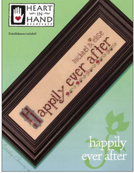 Happily Ever After Cross Stitch Chart with Charm by Heart in Hand