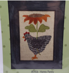 Henny Penny Wool Applique Pattern By All Through The Night