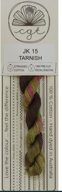 Tarnish 6-Strand Hand Dyed Floss By Cottage Garden Threads