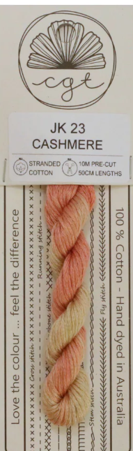 Cashmere 6-Strand Hand Dyed Floss By Cottage Garden Threads