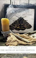 The Moth of Mother Shipton Cross Stitch Pattern By The Primitive Hare