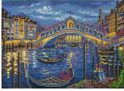 Evening Stroll to the Rialto Bridge Diamond Dotz Simply Dotz Diamond Art Kit 9.9"X13.8"