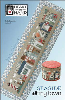 Seaside Tiny Town Cross Stitch Leaflet / Pattern By Heart In Hand