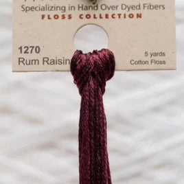 1270 Rum Raisin Dyed 6 Strand floss By Weeks Dye Works