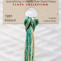 1281 Mallard Dyed 6 Strand floss By Weeks Dye Works