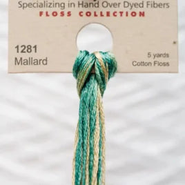 1281 Mallard Dyed 6 Strand floss By Weeks Dye Works