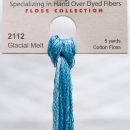 2112 Glacial Melt Dyed 6 Strand floss By Weeks Dye Works