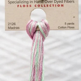 2126 Madras Dyed 6 Strand floss By Weeks Dye Works