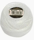 White DMC Size 8 Pearl Cotton - 87 yd. Ball